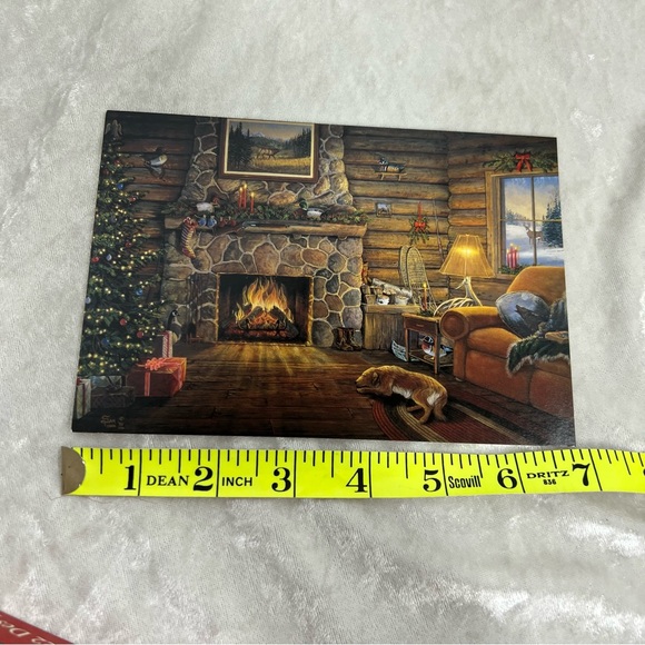 Christmas Folded Cards set of 20 w/envelopes Home & Hearth Leanin’ Tree - Picture 11 of 15